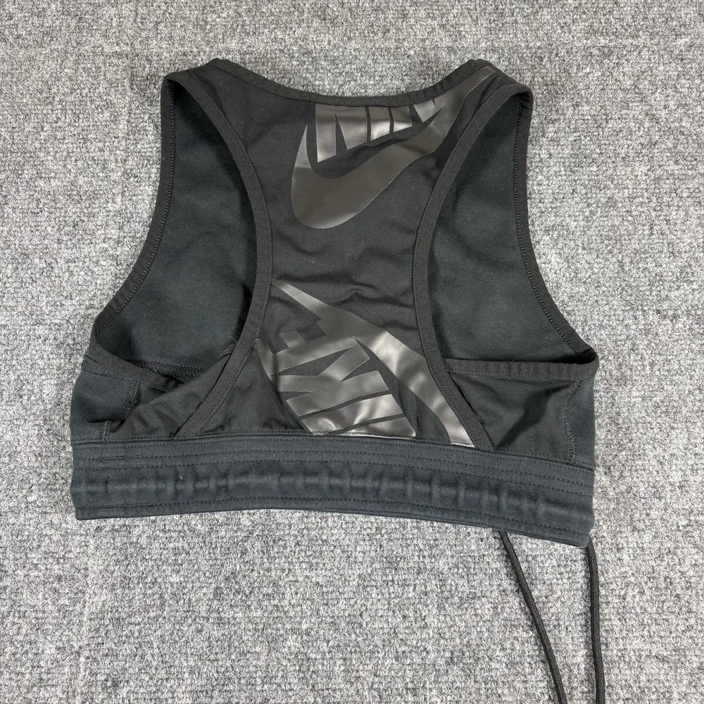 Nike Sportswear Tech Fleece Cropped Tank Top Black CD4201-010 Rare Size‎ S Gym